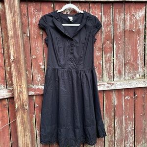 Black Merona midi dress | size 4